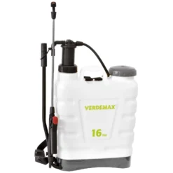 Verdemax 16L Mechanical Backpump Knapsack Sprayer | 4 Nozzles Included | 75cm Lance